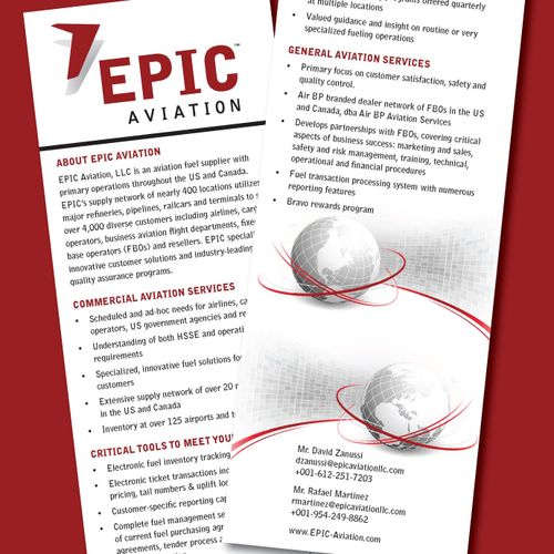 EPIC Aviation international conference brochure (P