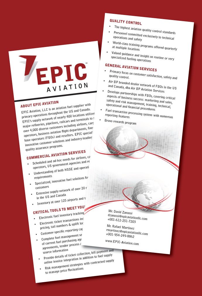 EPIC Aviation international conference brochure (P
