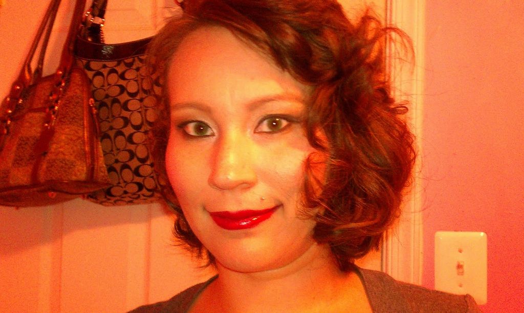After- a 50's pin up look never goes wrong :)
