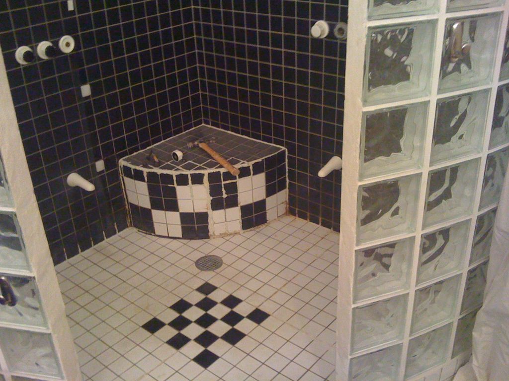 This customer has a standup shower that is in bad 