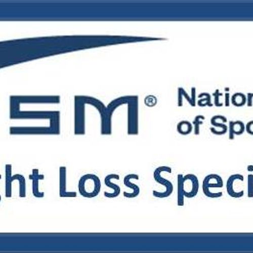 NASM Certified Weight Loss Specialist