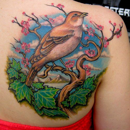 Bird and Blossom Tree - Kurt Brown