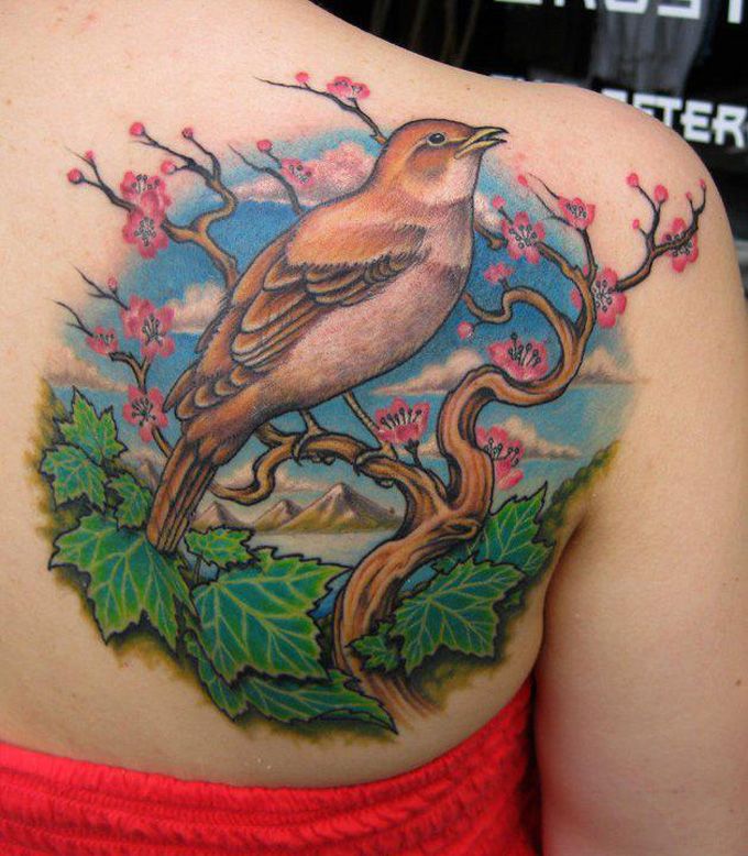 Bird and Blossom Tree - Kurt Brown
