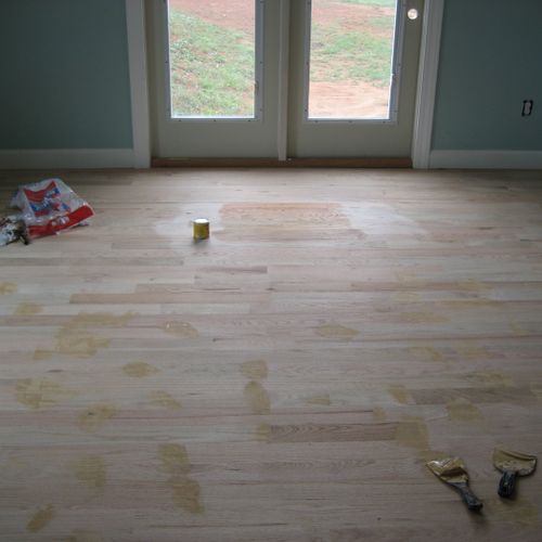 Hardwood Floor sanded