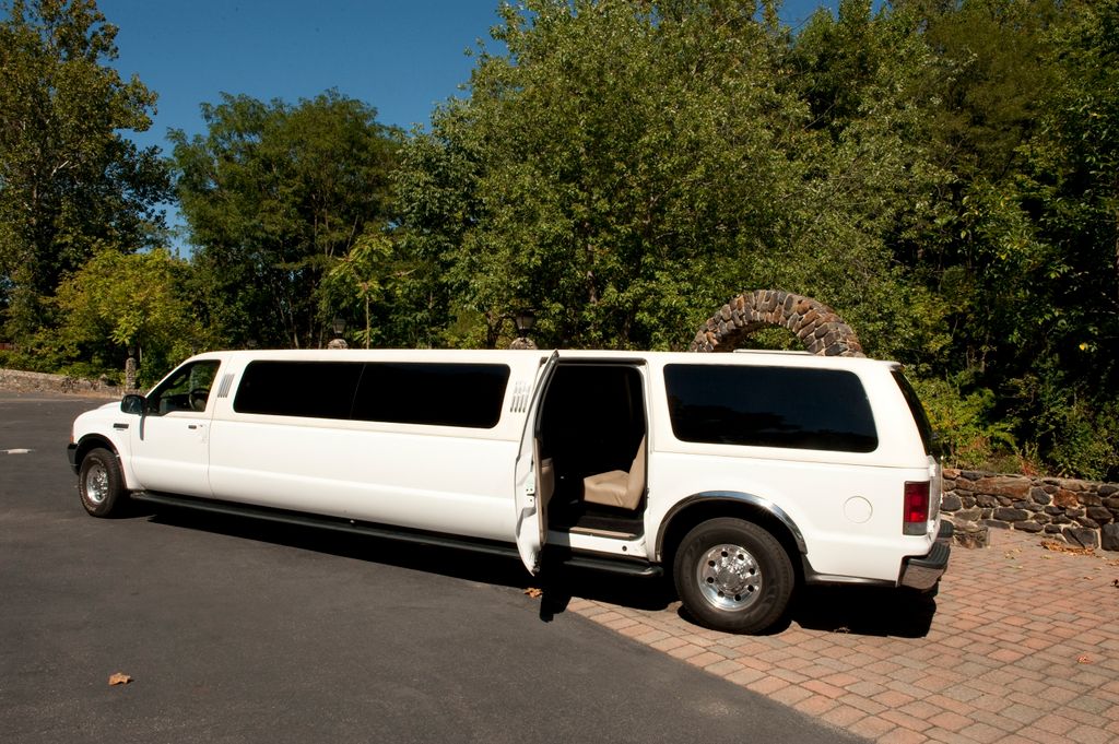 This is our 14 passenger stretch SUV Excursion. Th
