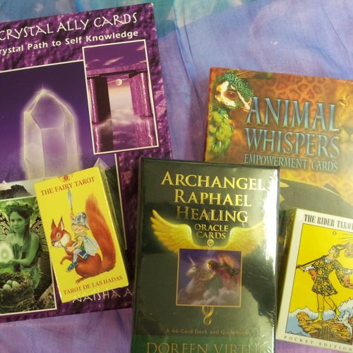 Tarot Readings and Classes Available and many deck