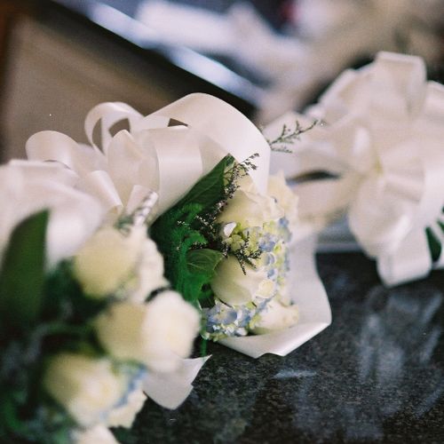 Wedding flowers close-up
