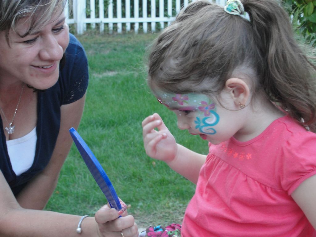 Happy Rainbows Face Painting