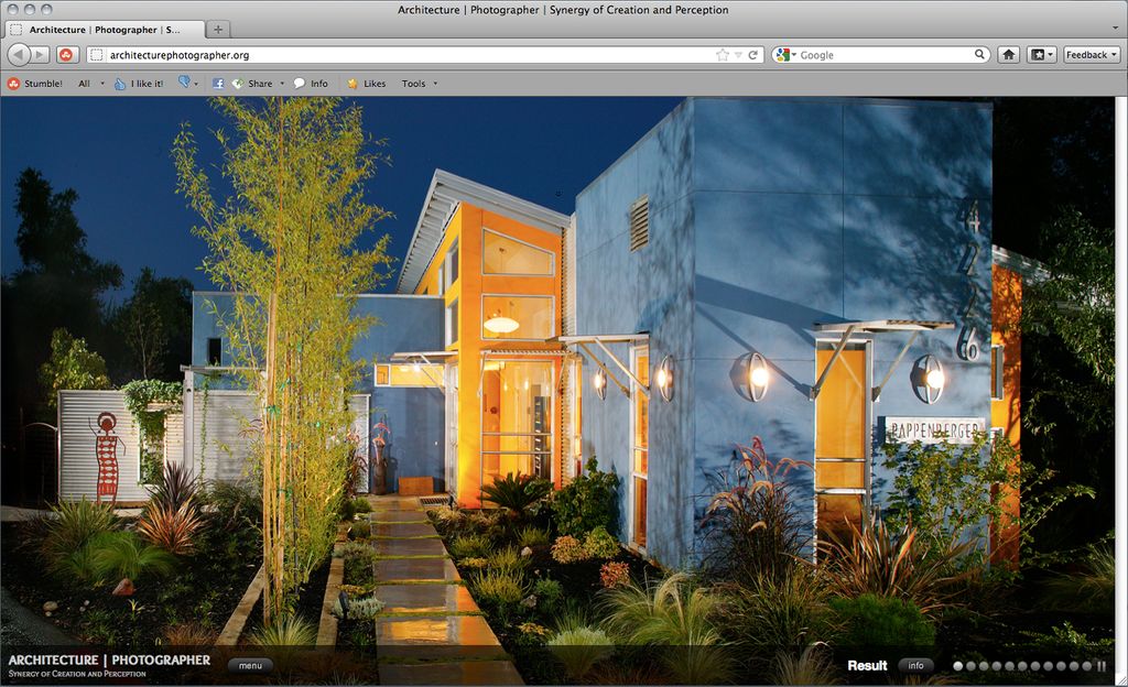 Big full screen photography website....
http://arc