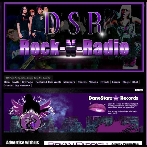 DaneStarz Records Rock N Radio is a social network