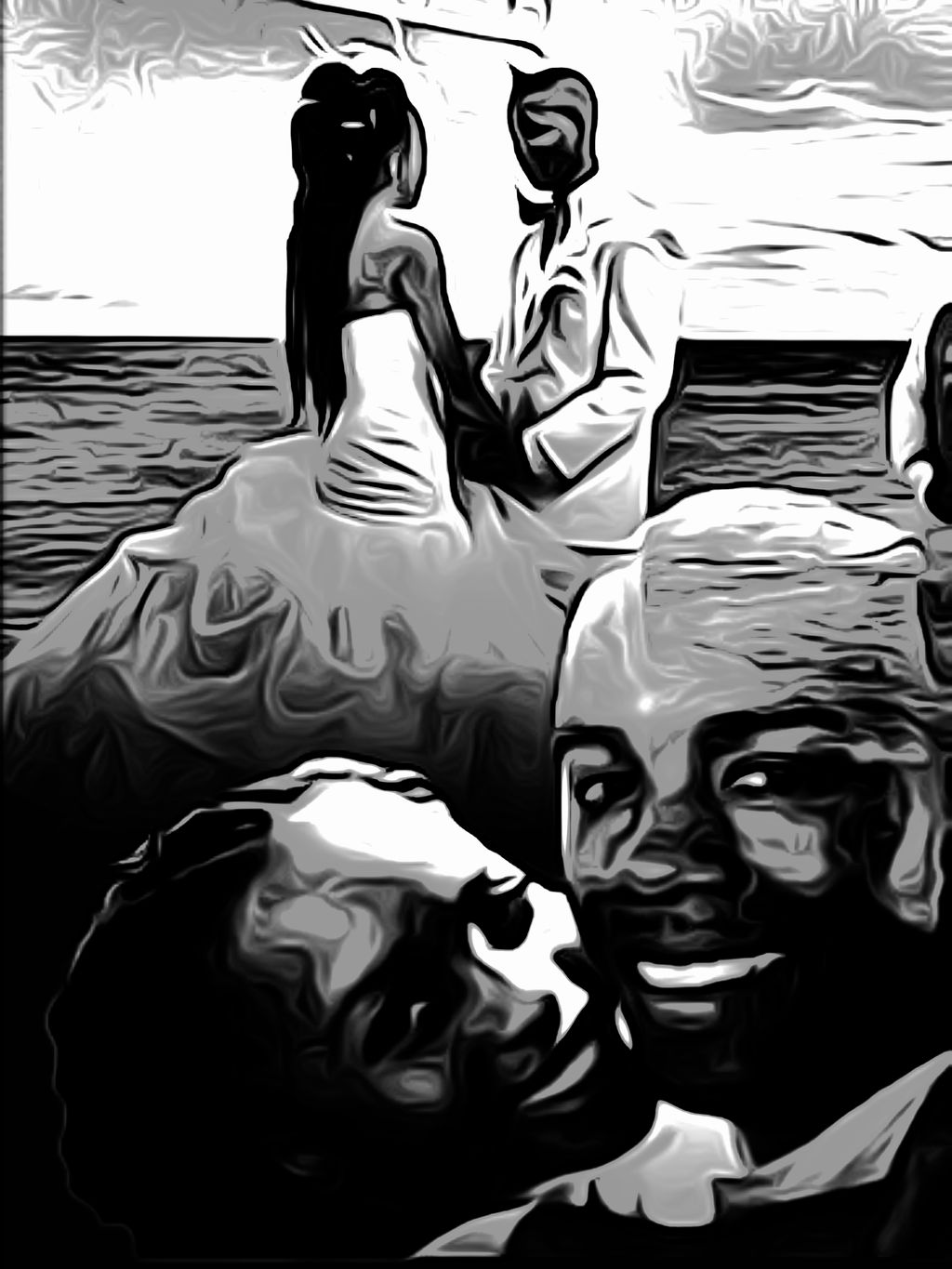 I specialize in Charcoal & Chalk Drawings! That go