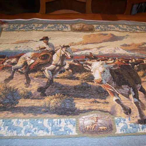 Cattle Trail Wall Quilt