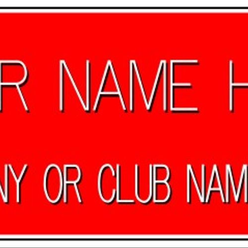 Plastic Signs & Name Badges