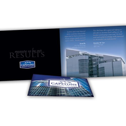 Marketing collateral for a commercial real estate 