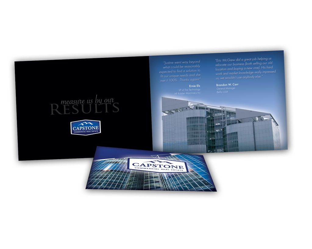 Marketing collateral for a commercial real estate 