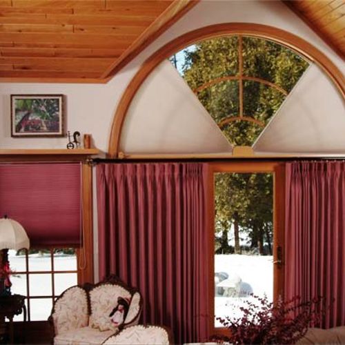 Moveable Arch Window Coverings by Adjust-a-View