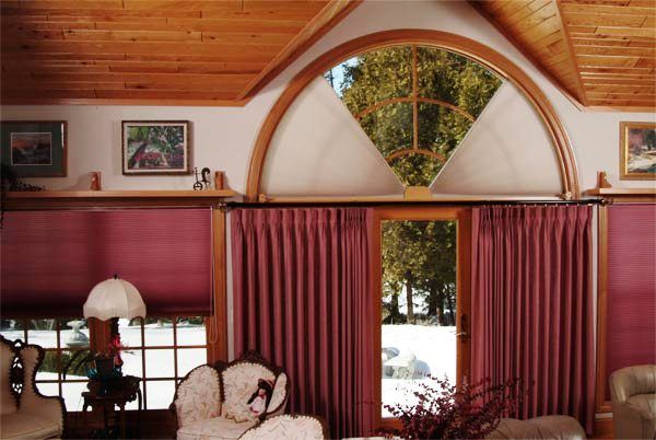 Moveable Arch Window Coverings by Adjust-a-View