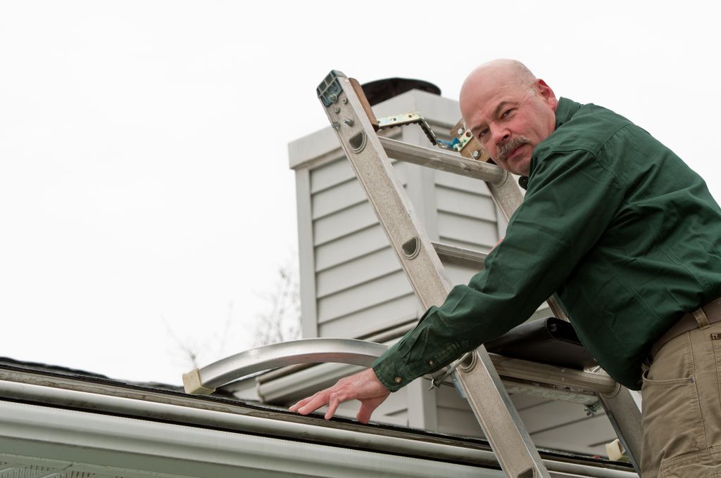 Roof inspection up close and personal.....