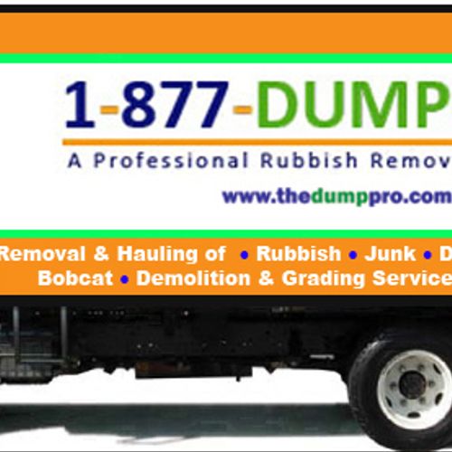 A look at our 1-877-DUMP-PRO Trucks that carry 17 