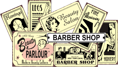 Beauty & Barber Shop - Original & Custom Sign Art