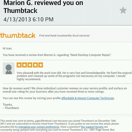 Most Recent Review