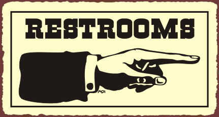 Restroom & Bathroom Signs - Original & Custom Sign