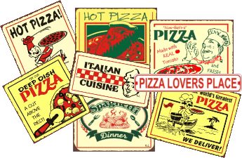 Pizzeria Sign Art - Original & Custom Sign Art