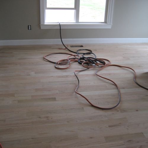 Hardwood Floor sanded