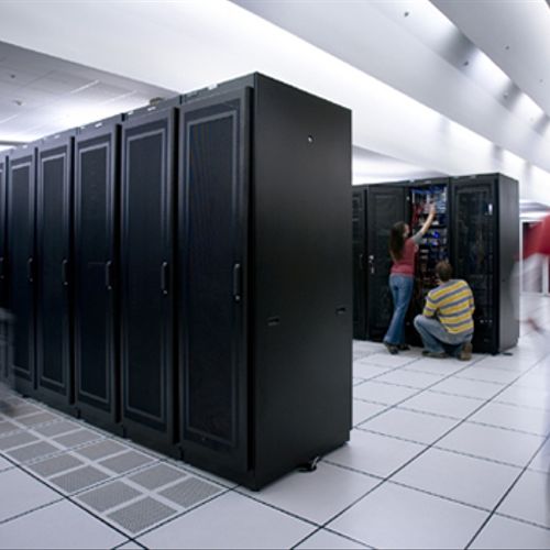 One of the eight data centers that house our serve