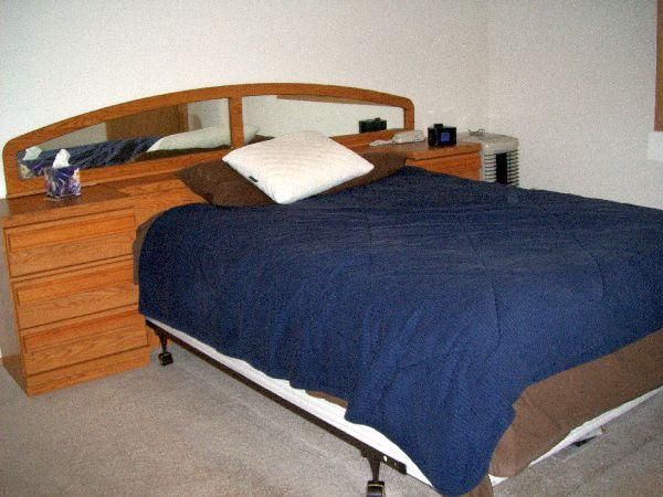 BEFORE:  A dated, disheveled and unattractive bach