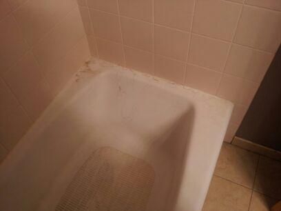 Before, move out tub