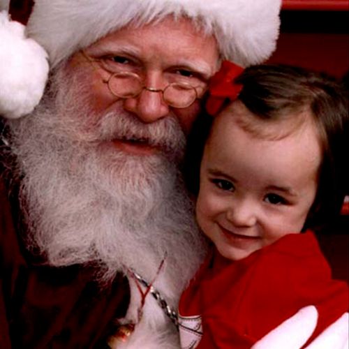 Santa with another wonderful child, photograph by 