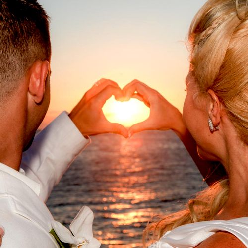 Sunset Wedding on the Waters around Key West