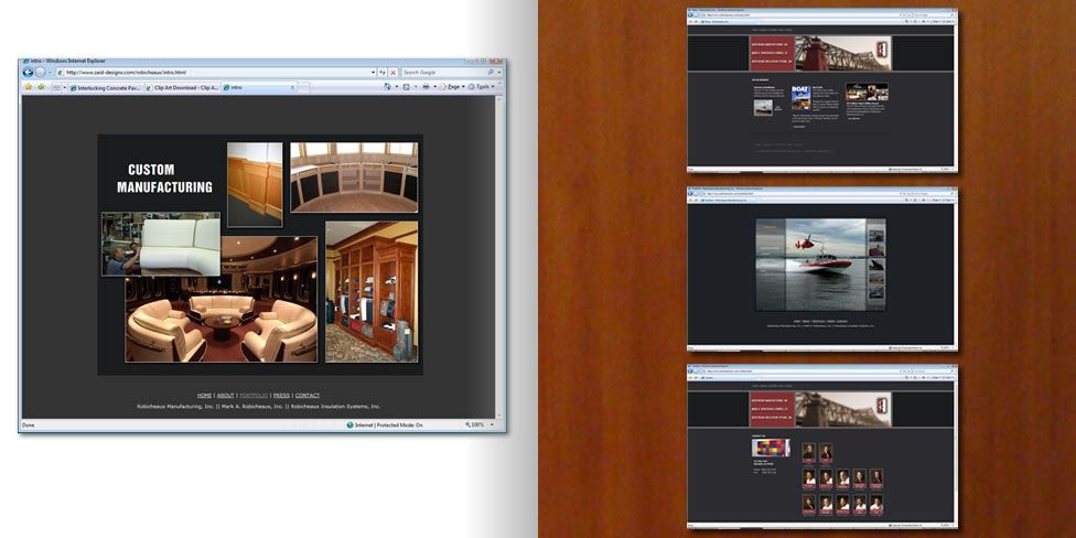 Ship builder out of Louisiana, website redesign