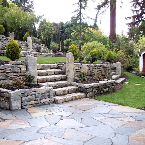 Landscape East and West | Retaining Wall Design