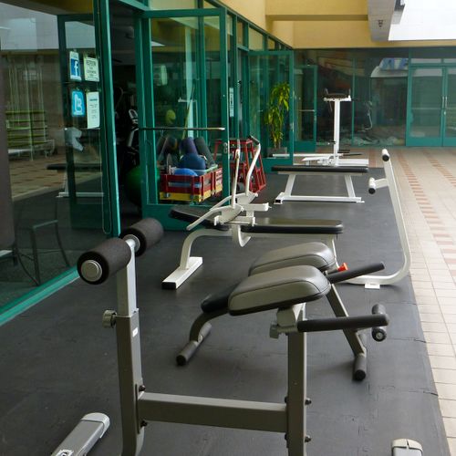 The GYM outside...
By appointment only: 323-493-94