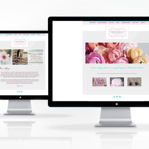 Faye's Fancies - Website design - http://fayesfanc
