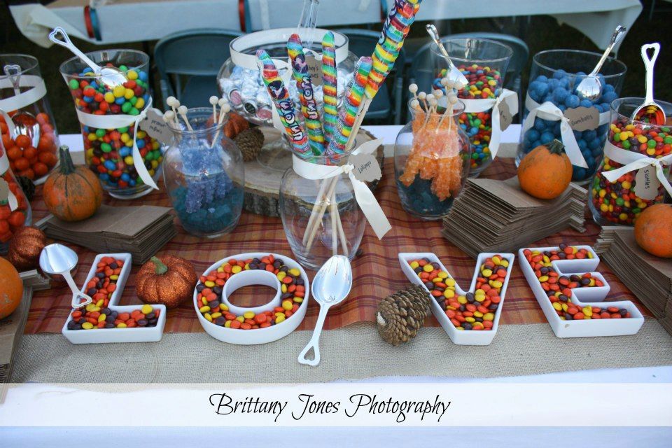 Candy Buffet - Fall wedding