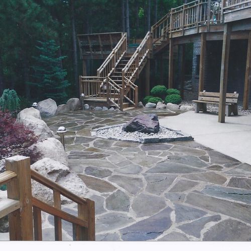 natural stone patios