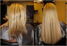 silky straight hair extensions