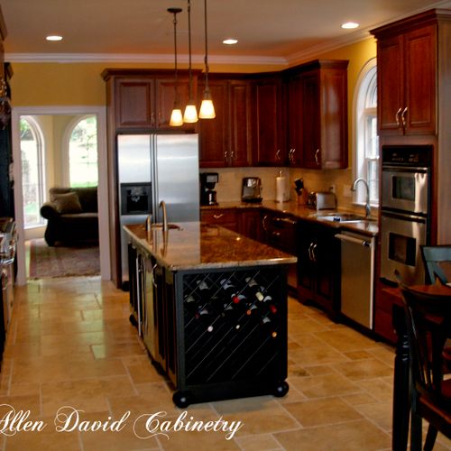 Kitchen design and remodeling by Allen David Cabin
