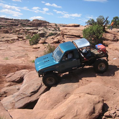 Rock crawling in Moab, Utah