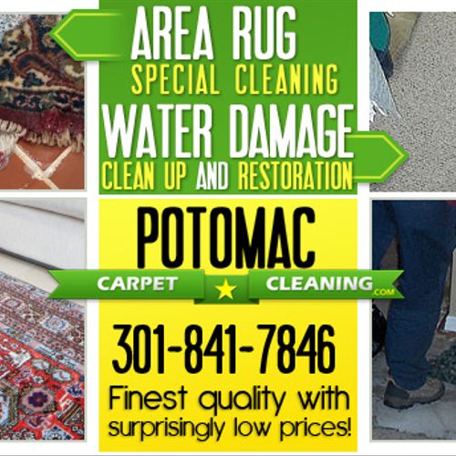 Area Rug Cleaning, Water Damage Restoration
