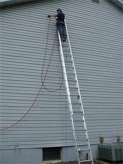 We can clean vents up to 3 levels up.