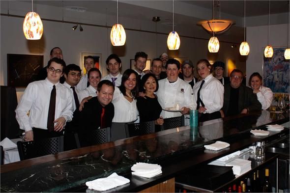 Chef Harwood, Mercy 's Restaurant Staff at the Bel