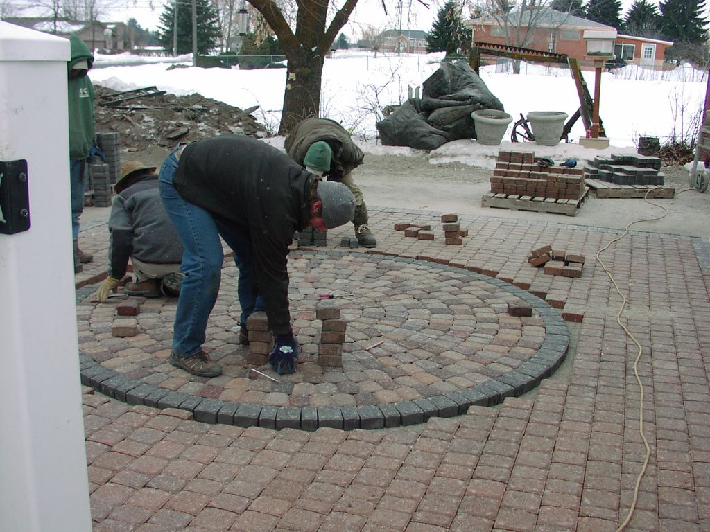 Our paver team at work!