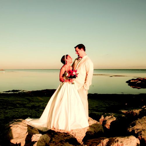 Sunset Beach Wedding Key West
