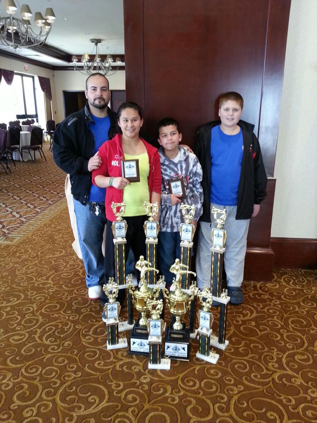 Creating tomorrow's champions! Pictured: Instructo