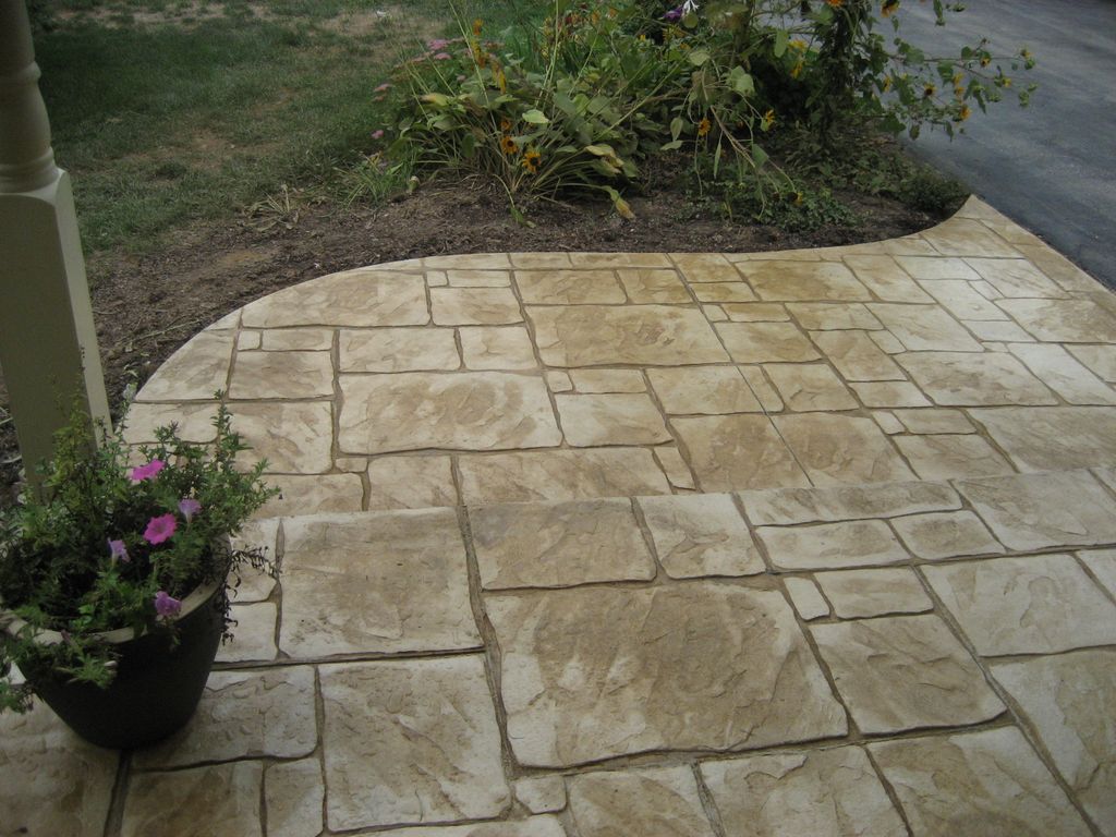 Stamped concrete