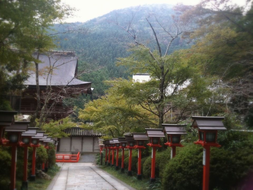 Kurama Temple on Mount Kurama.